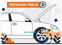 Icône pression pneus