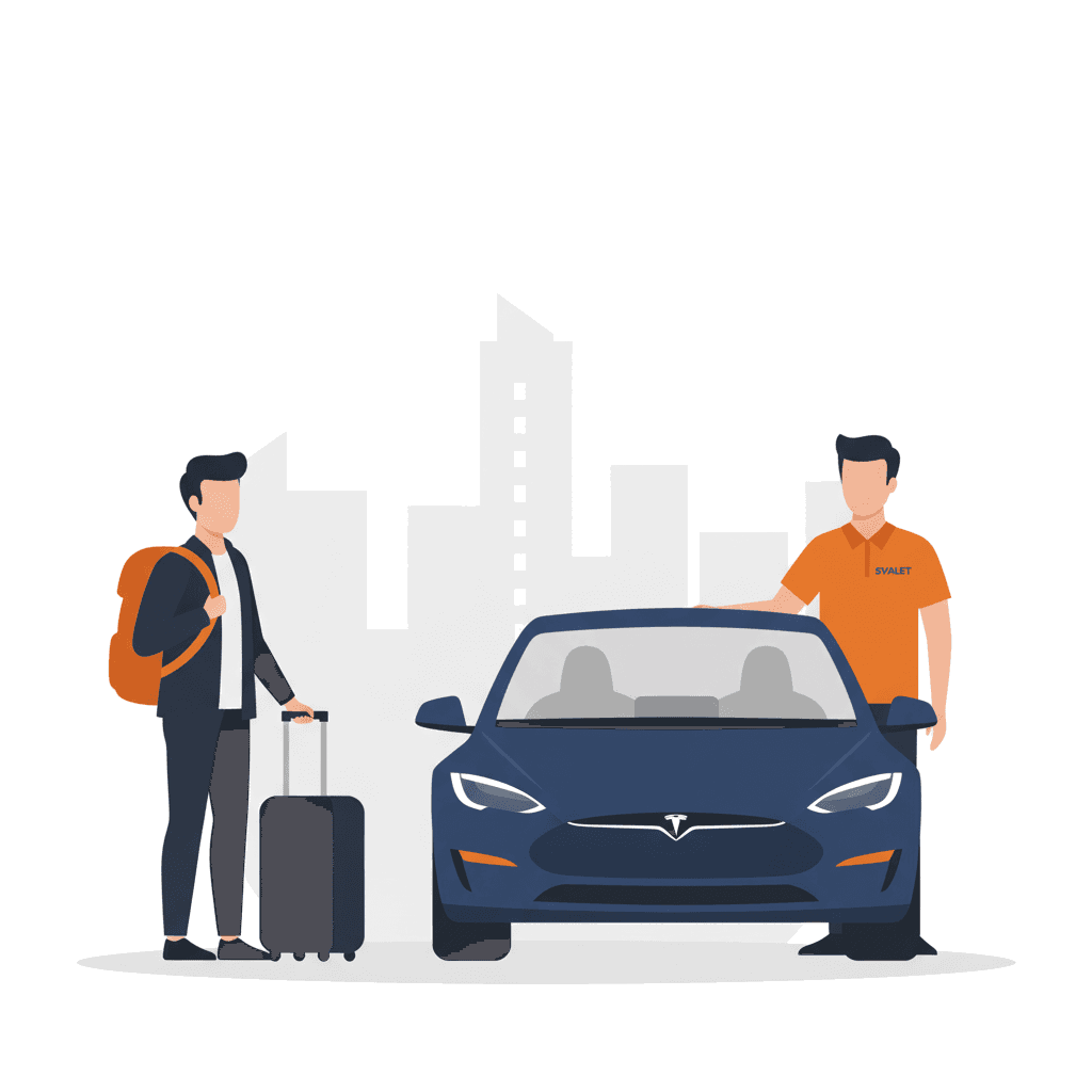 Voiturier SVALET au terminal